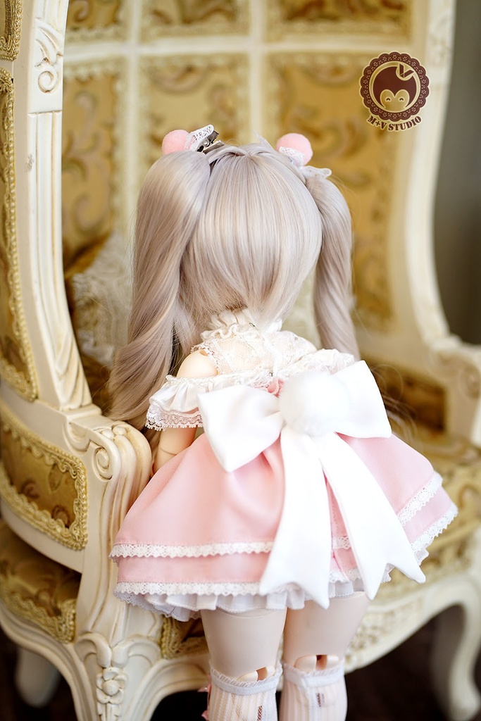 【白いちごです】服6点セットMDD(S.M.L胸)MSD PUYOODOLL洋服