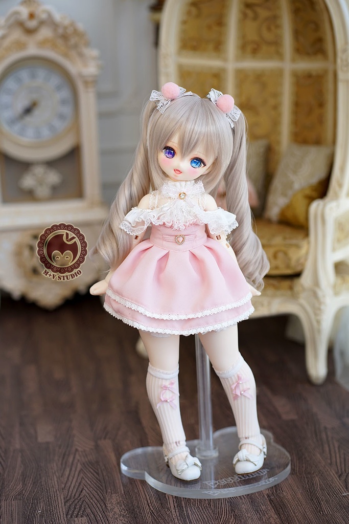 【白いちごです】服6点セットMDD(S.M.L胸)MSD PUYOODOLL洋服