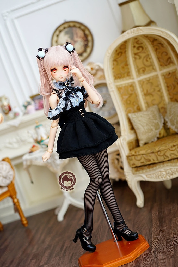 【LACE】服6点セットDD2 DD3 DDS DDDY(S.M.L胸)洋服 水色
