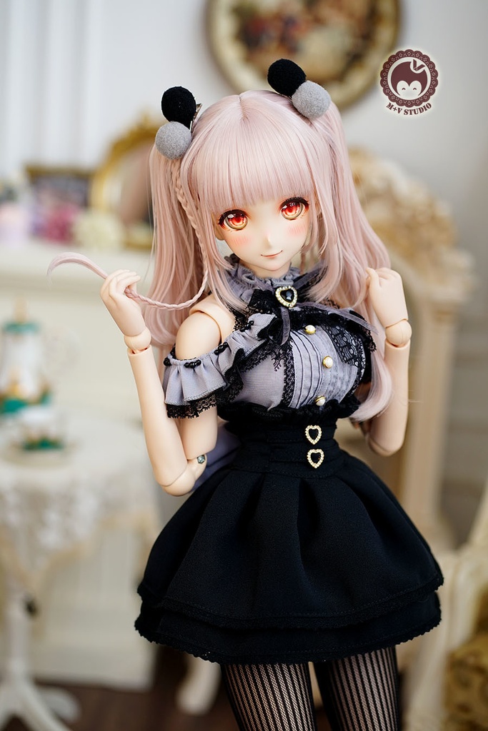 【LACE】服6点セットDD2 DD3 DDS DDDY(S.M.L胸)洋服 灰色