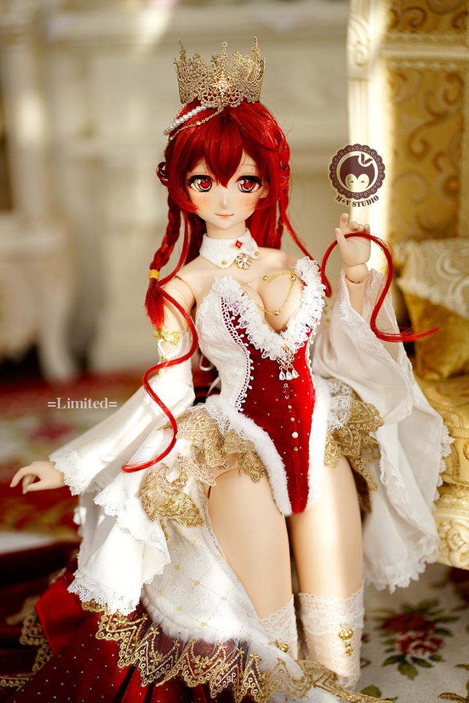 喵屋【 炎の王女】DD3 DDS(L/M/S/SS)DDDY AS58 AS62用洋服礼服8点セット