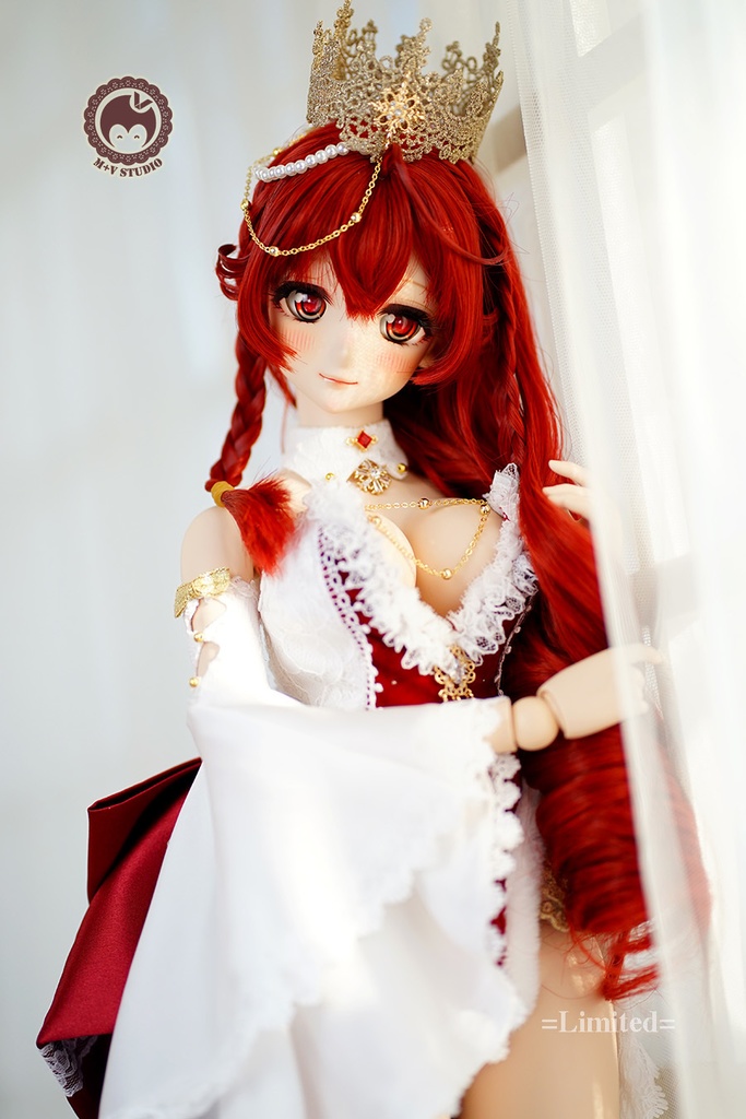 喵屋【 炎の王女】DD3 DDS(L/M/S/SS)DDDY AS58 AS62用洋服礼服8点セット