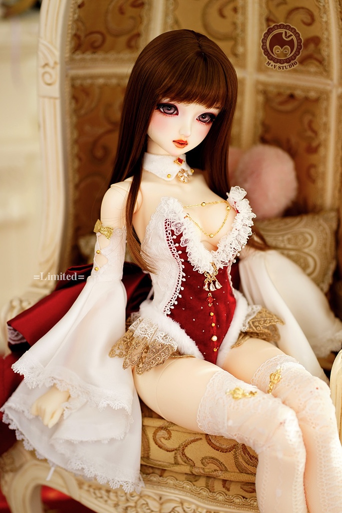 喵屋【 炎の王女】DD3 DDS(L/M/S/SS)DDDY AS58 AS62用洋服礼服8点セット