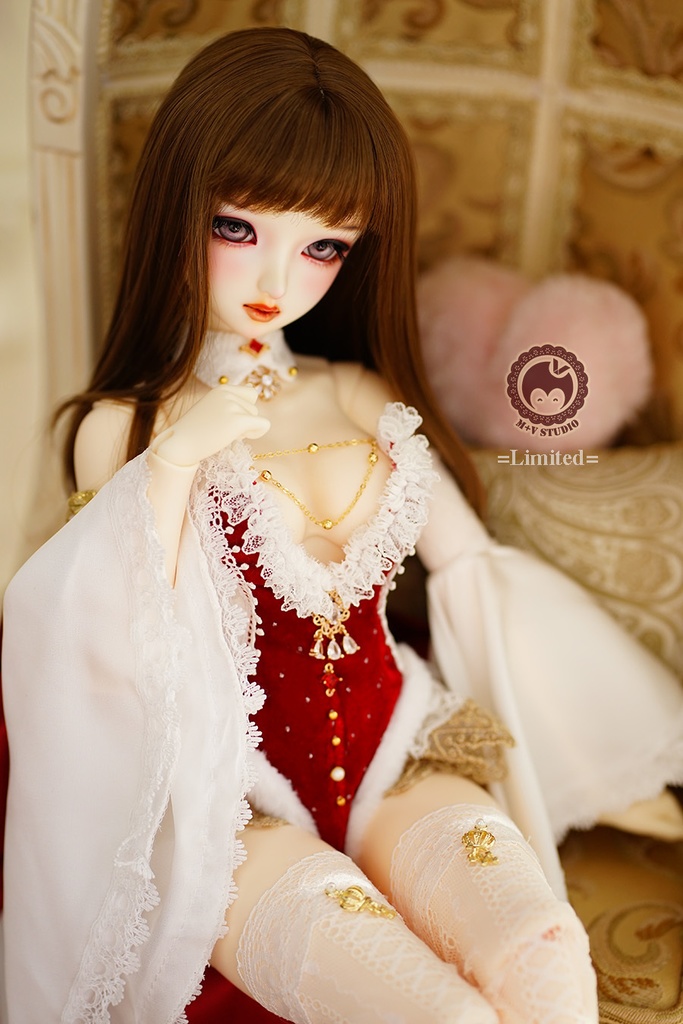 喵屋【 炎の王女】DD3 DDS(L/M/S/SS)DDDY AS58 AS62用洋服礼服8点セット