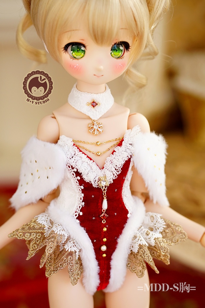 喵屋【炎の王女】MDD(S/M/L胸)MSD用洋服8点セット