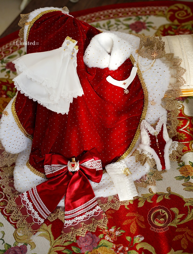 喵屋【炎の王女】MDD(S/M/L胸)MSD用洋服8点セット