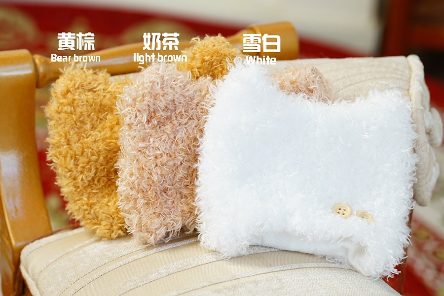 【猫の耳帽子】3分 4分 6分YOSD SDM/MSD/MDD 1/4BJD女DD3 DDDY DDS 3分(S,M,L)SD13 puyoodoll全尺寸