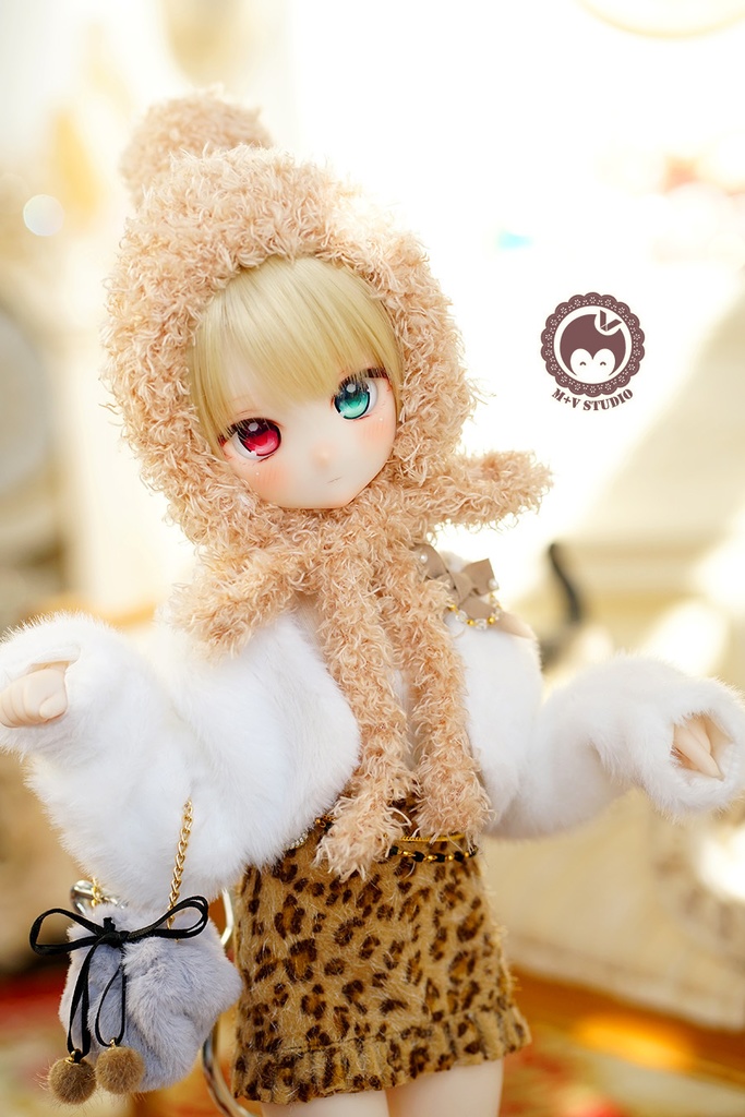 【雪の日帽子です】1/3分 1/4分 BJDサイズは共通です(msd mdd SD DD DY bjd)