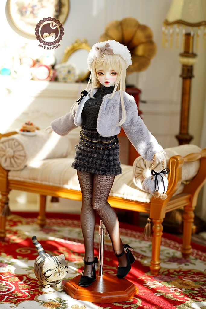 【ぽんぽんベレー帽】1/3分 1/4分 BJDサイズは共通です(msd mdd SD DD DY bjd)