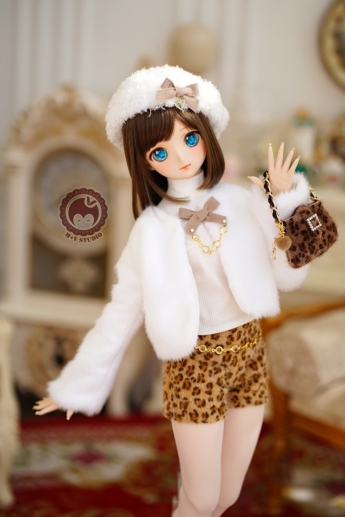 【ぽんぽんベレー帽】1/3分 1/4分 BJDサイズは共通です(msd mdd SD DD DY bjd)