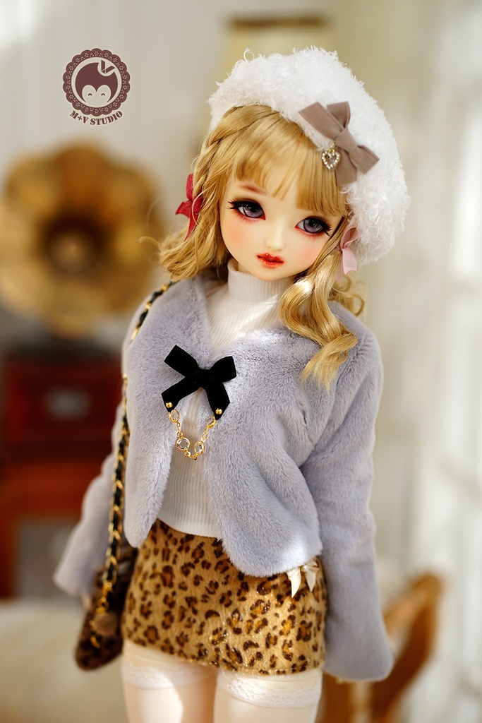 【ぽんぽんベレー帽】1/3分 1/4分 BJDサイズは共通です(msd mdd SD DD DY bjd)
