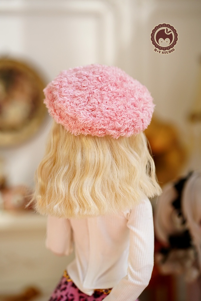 【ぽんぽんベレー帽】1/3分 1/4分 BJDサイズは共通です(msd mdd SD DD DY bjd)