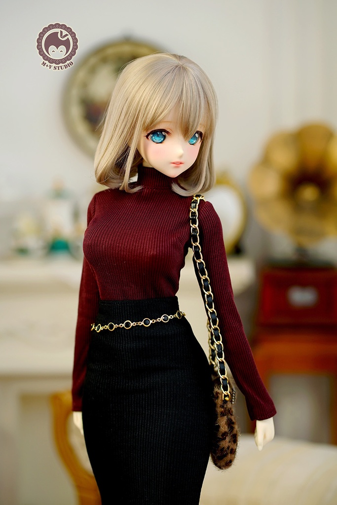 【トートバック(レオパード)】1/3分 1/4分 BJDサイズは共通です(msd mdd SD DD DY bjd)