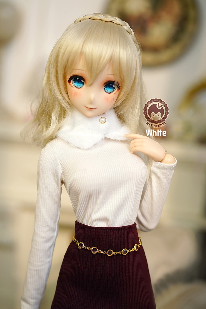 【毛の襟巻き】1/3分 1/4分 BJDサイズは共通です(msd mdd SD DD DY bjd)