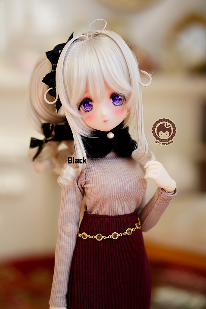 【毛の襟巻き】1/3分 1/4分 BJDサイズは共通です(msd mdd SD DD DY bjd)