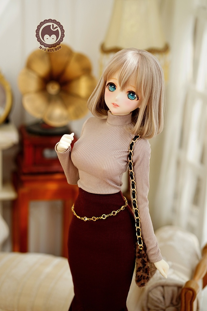 【ニットの上着】1/3分 1/4分 BJD(msd mdd SDGR DD DY bjd)7つのカラー選択可能