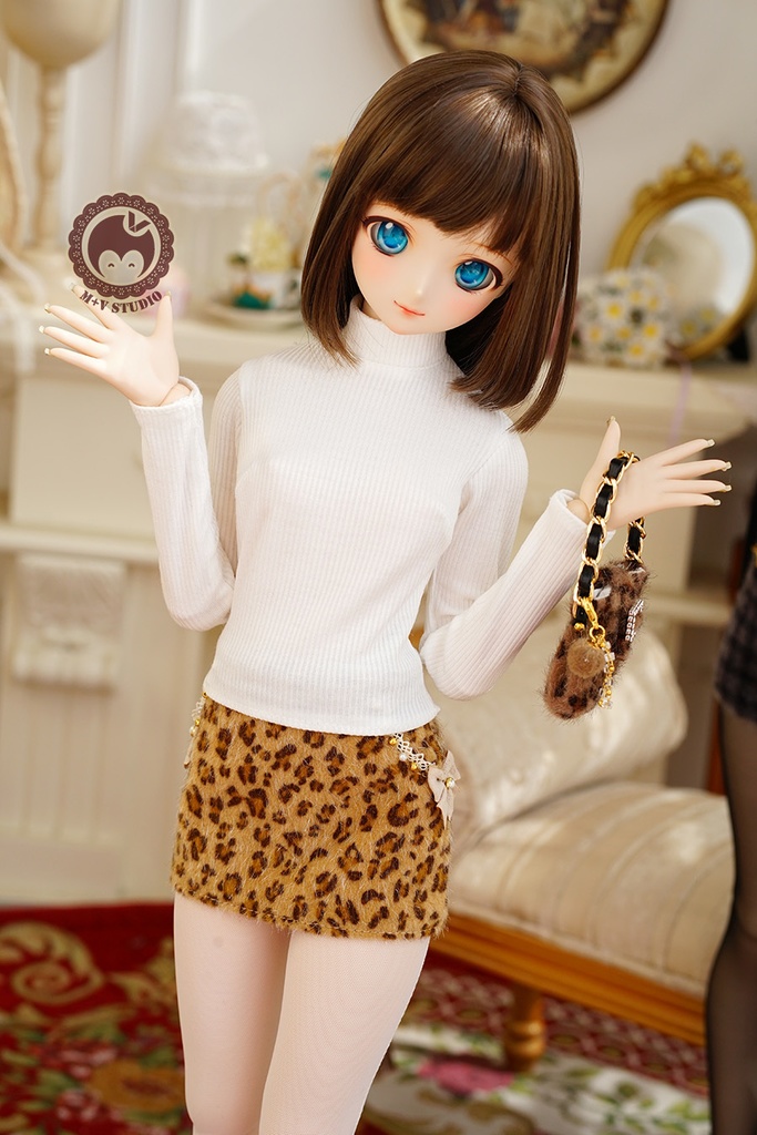 【ニットの上着】1/3分 1/4分 BJD(msd mdd SDGR DD DY bjd)7つのカラー選択可能