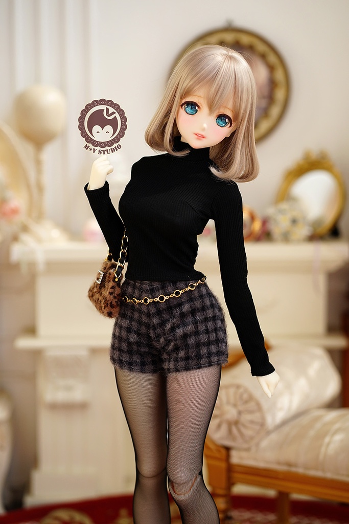 【ニットの上着】1/3分 1/4分 BJD(msd mdd SDGR DD DY bjd)7つのカラー選択可能