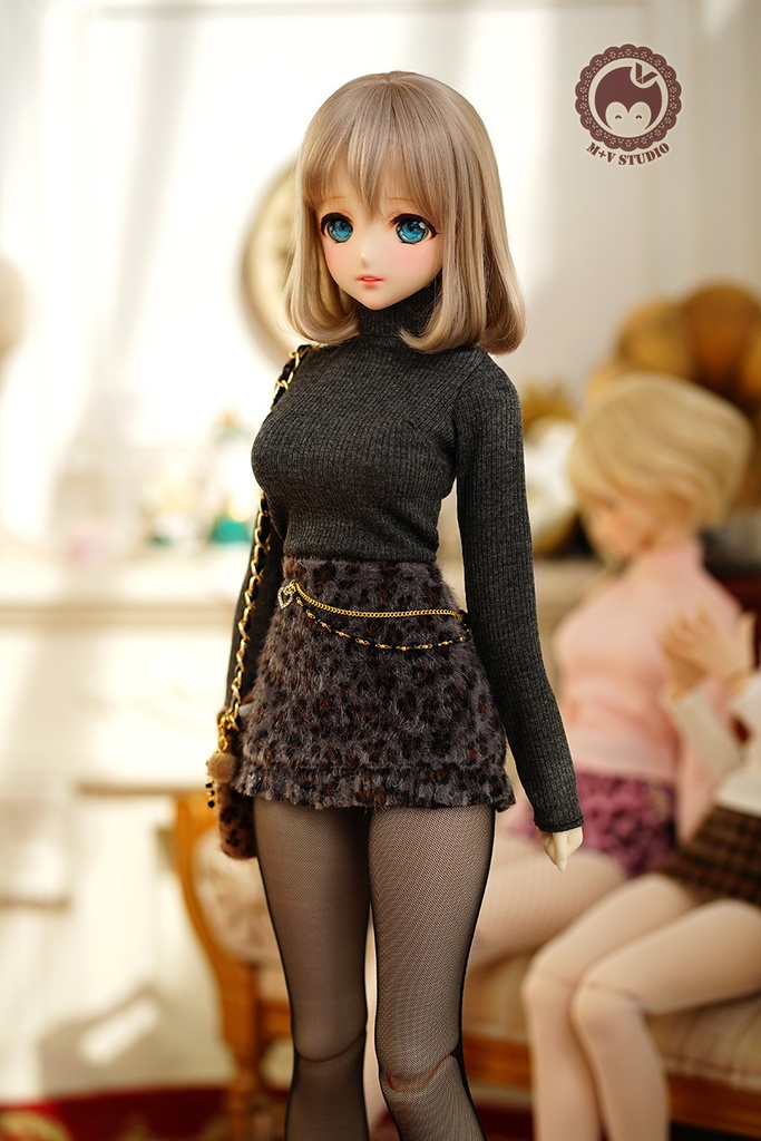 【ニットの上着】1/3分 1/4分 BJD(msd mdd SDGR DD DY bjd)7つのカラー選択可能
