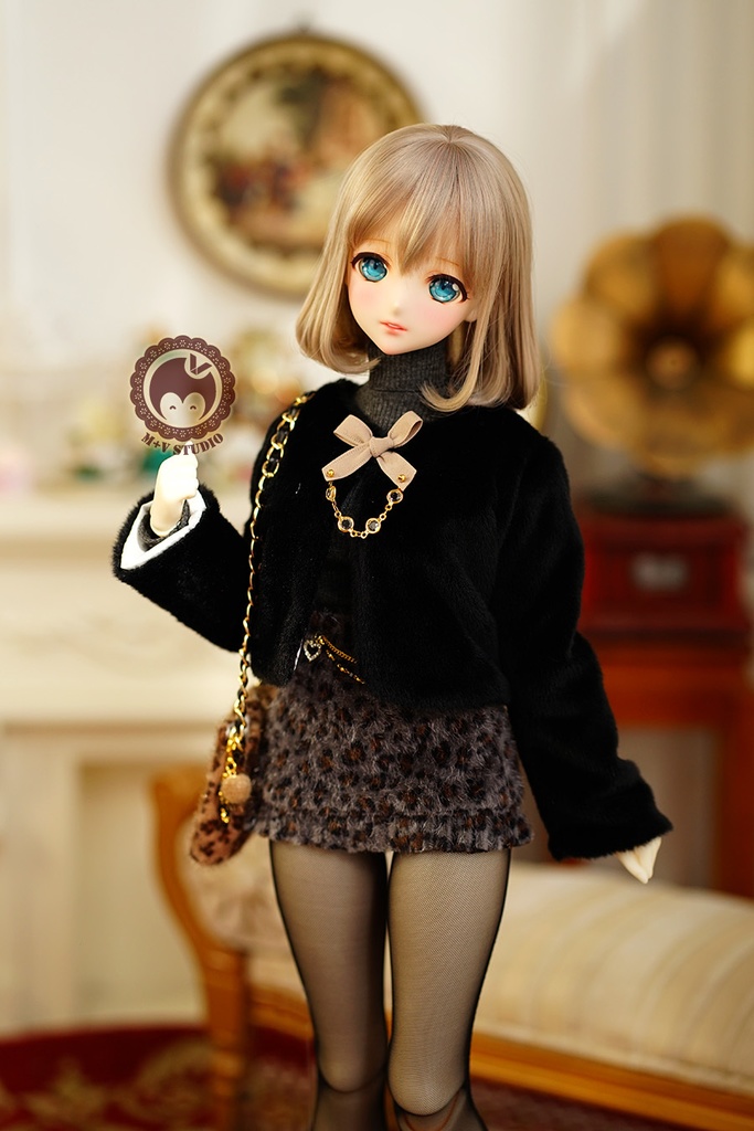 【ニットの上着】1/3分 1/4分 BJD(msd mdd SDGR DD DY bjd)7つのカラー選択可能