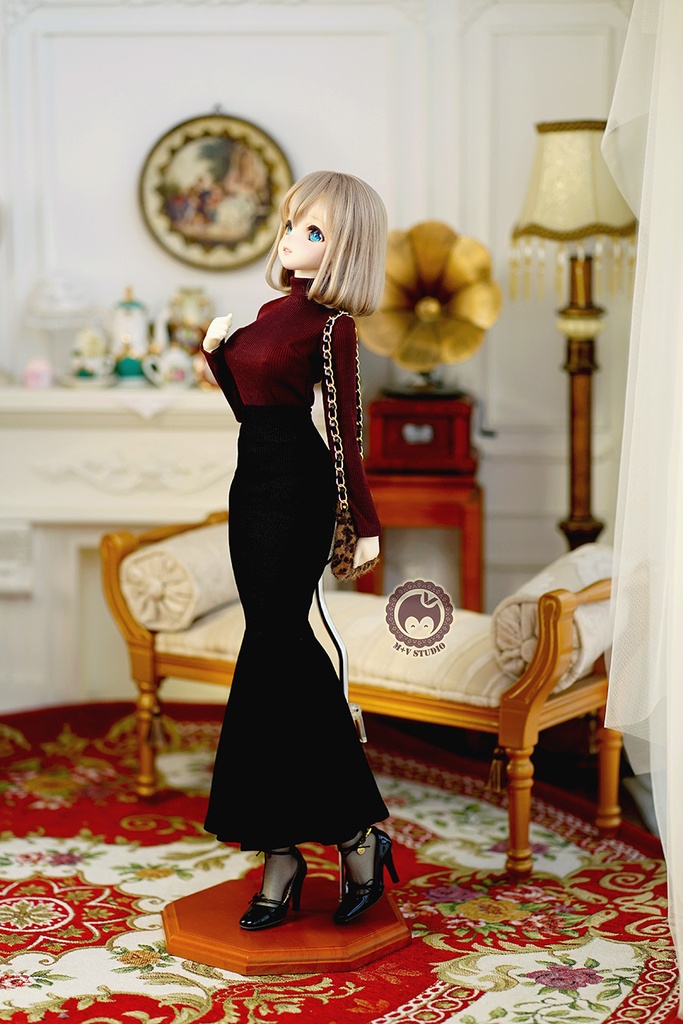 【フィッシュ·スカート】1/3分 1/4分 BJD(msd mdd SDGR DD DY bjd)3つのカラー選択可能