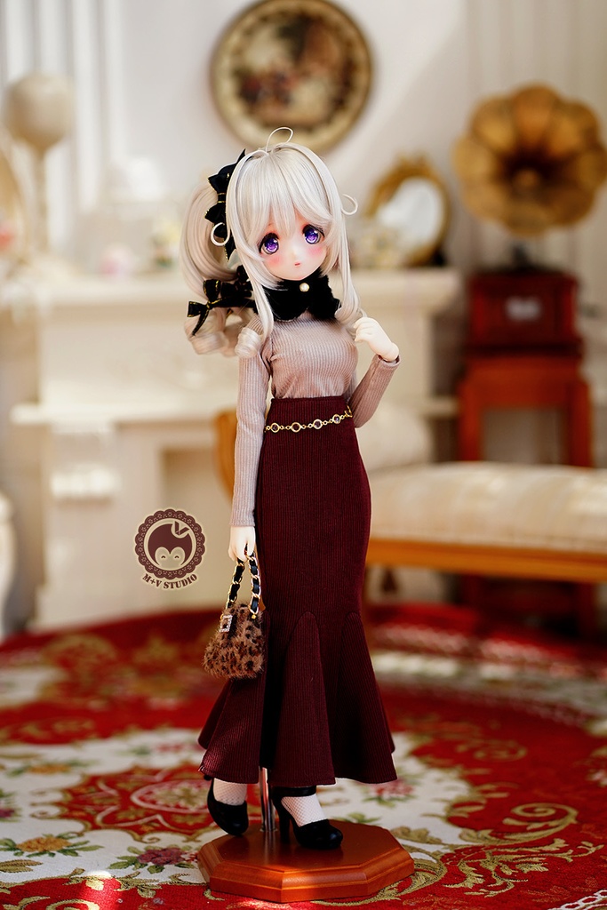 【フィッシュ·スカート】1/3分 1/4分 BJD(msd mdd SDGR DD DY bjd)3つのカラー選択可能