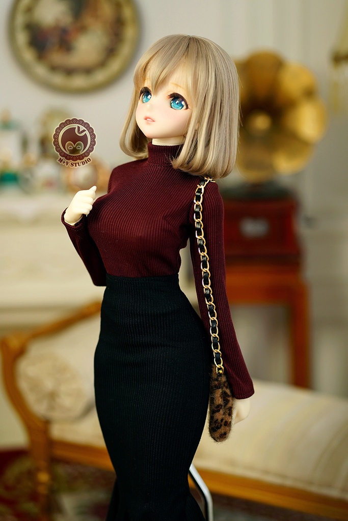 【フィッシュ·スカート】1/3分 1/4分 BJD(msd mdd SDGR DD DY bjd)3つのカラー選択可能