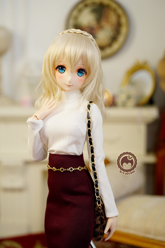 【フィッシュ·スカート】1/3分 1/4分 BJD(msd mdd SDGR DD DY bjd)3つのカラー選択可能