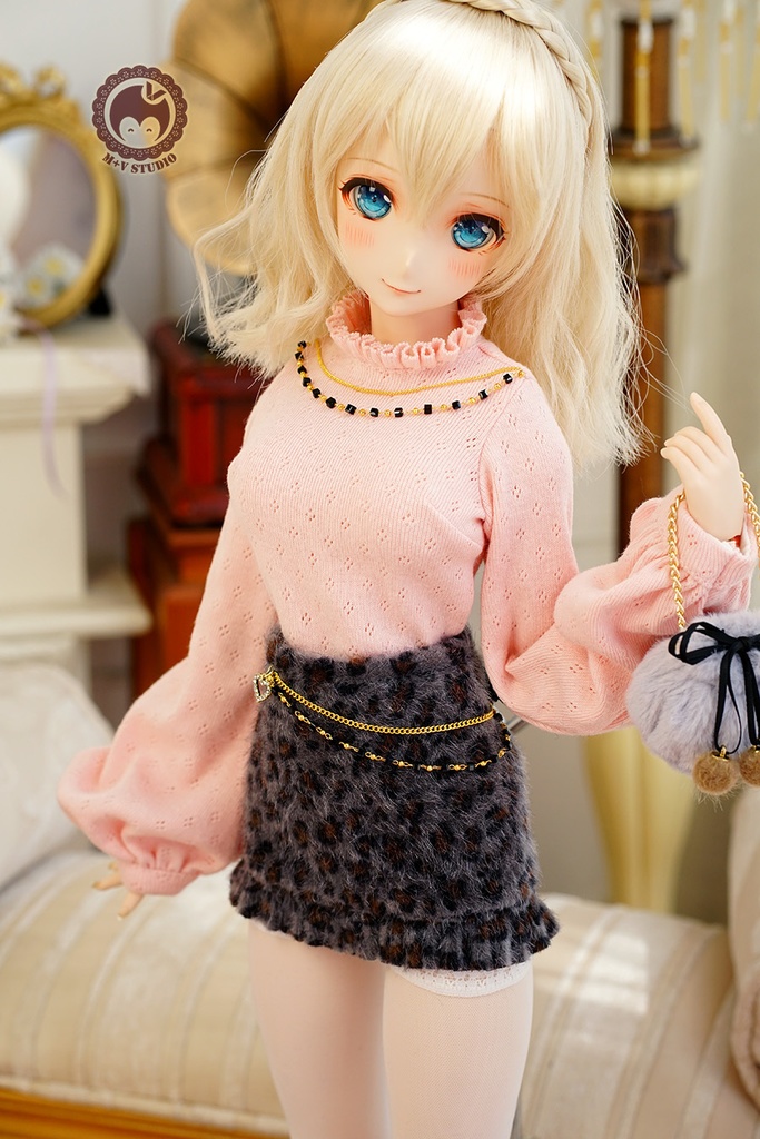 【チェーンのついた上着】1/3分 1/4分 BJDサイズは共通です(msd mdd SD DD DY bjd)