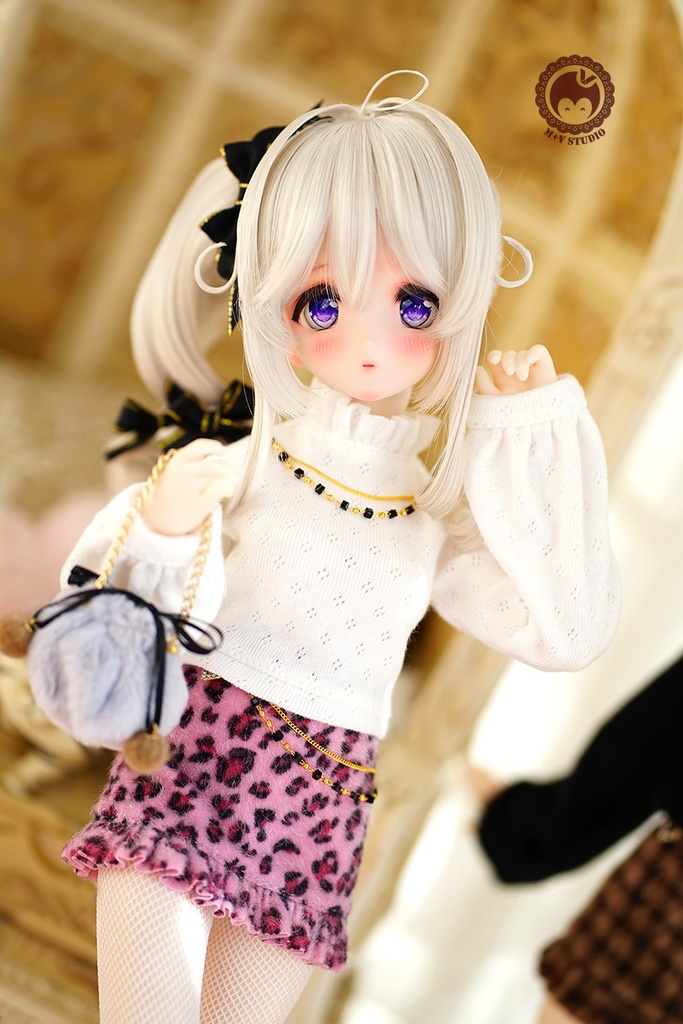 【チェーンのついた上着】1/3分 1/4分 BJDサイズは共通です(msd mdd SD DD DY bjd)