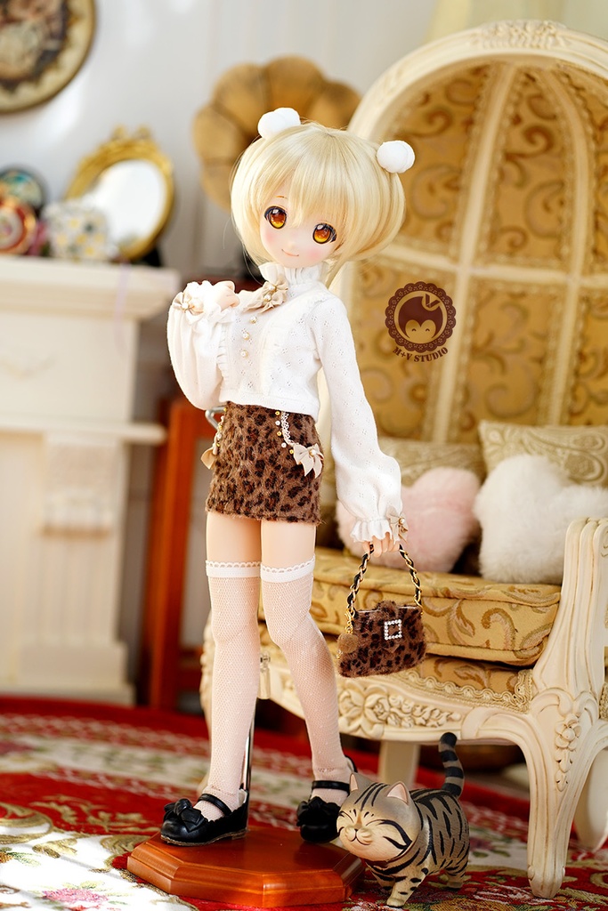 【フリルリボン塔】1/3分 1/4分 BJD(msd mdd SDGR DD DY bjd)
