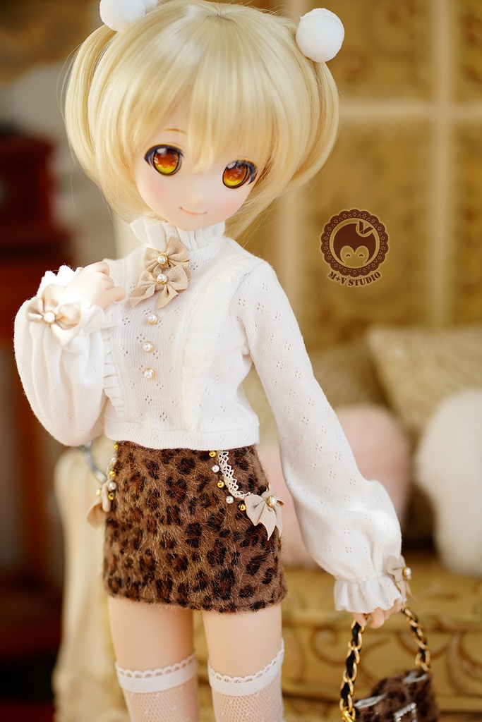 【フリルリボン塔】1/3分 1/4分 BJD(msd mdd SDGR DD DY bjd)