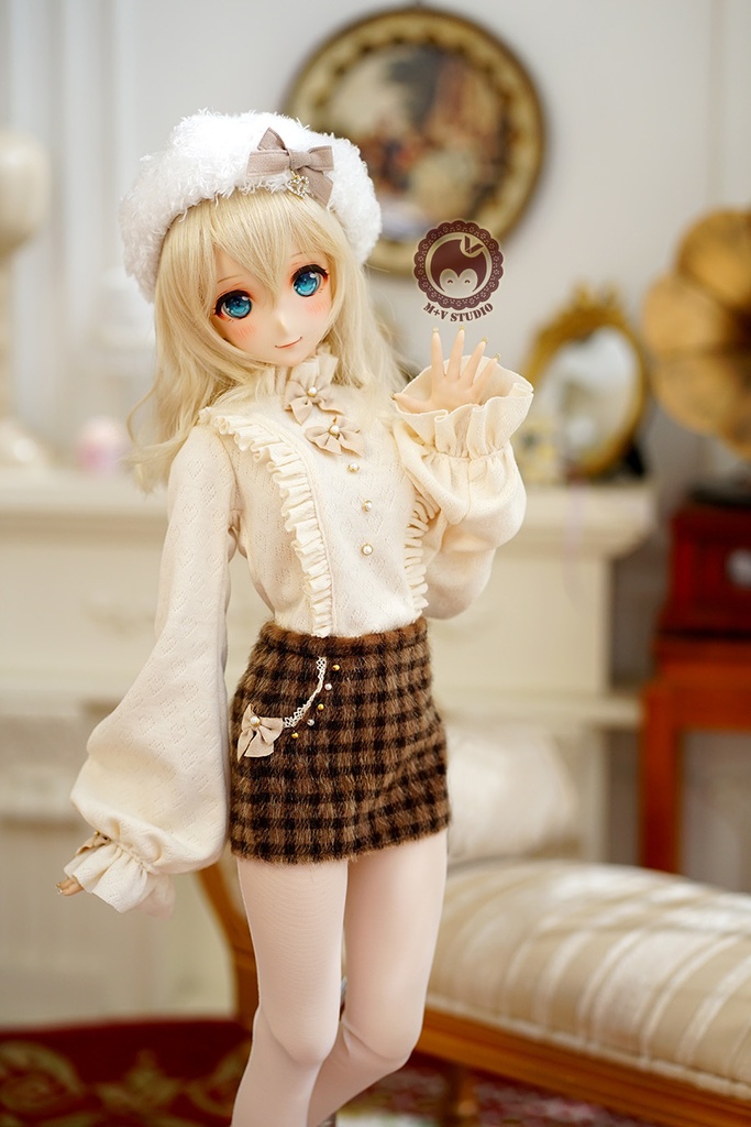 【フリルリボン塔】1/3分 1/4分 BJD(msd mdd SDGR DD DY bjd)