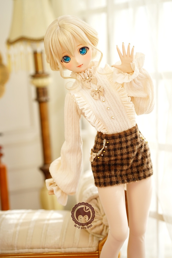 【フリルリボン塔】1/3分 1/4分 BJD(msd mdd SDGR DD DY bjd)