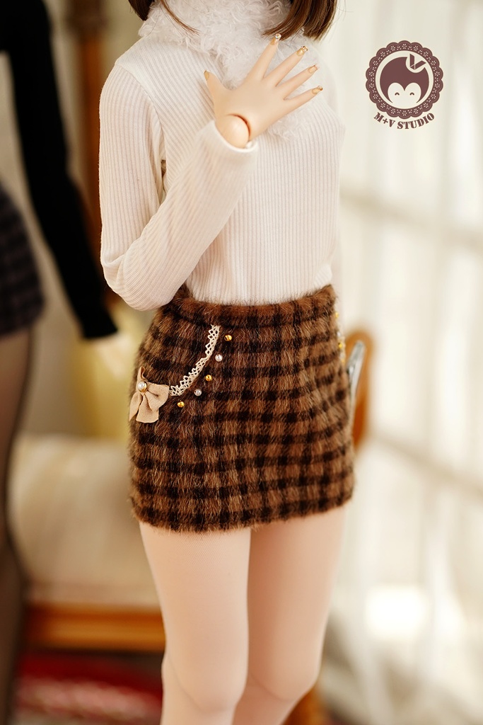 【リボンスカート】3分4分MDD SDM DDS DDDY SDGR(6つの色選択可能)