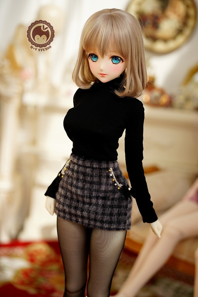 【リボンスカート】3分4分MDD SDM DDS DDDY SDGR(6つの色選択可能)