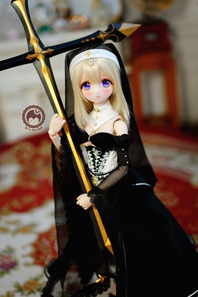 喵屋【誓约·祈祷】MDD(S,M,L胸) 修女用洋服礼服8点セット