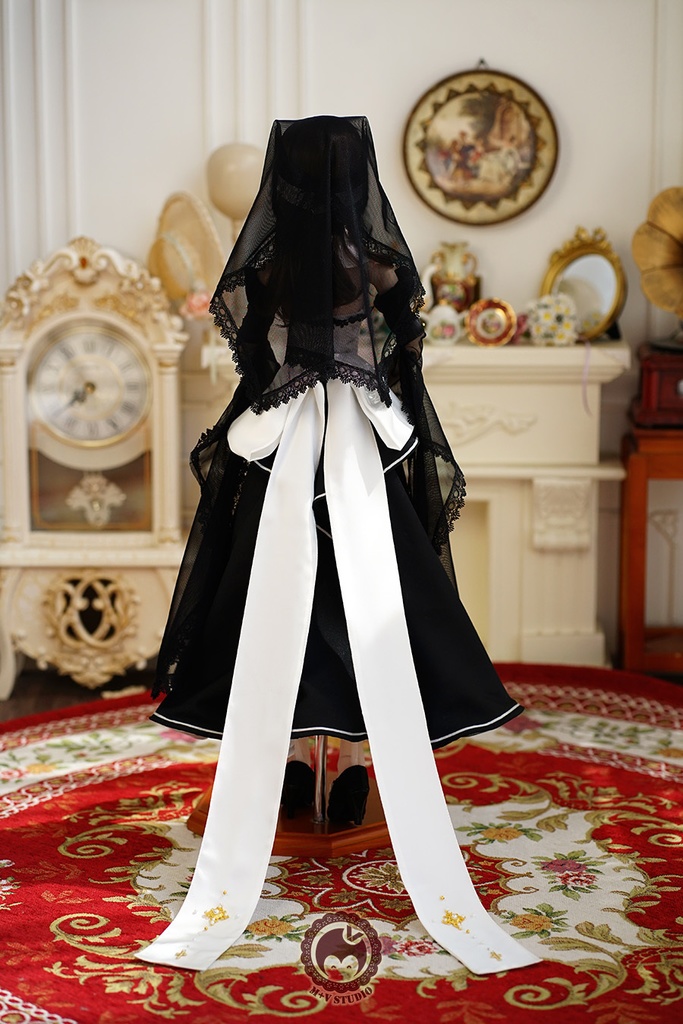 喵屋【誓约·祈祷】MDD(S,M,L胸) 修女用洋服礼服8点セット