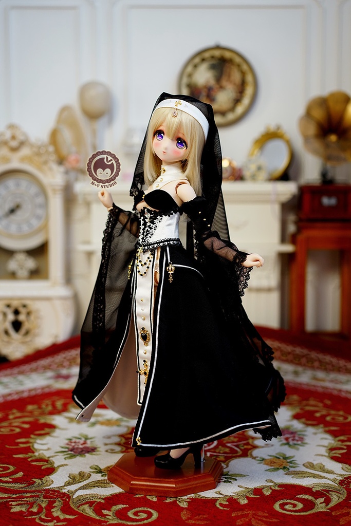 喵屋【誓约·祈祷】MDD(S,M,L胸) 修女用洋服礼服8点セット