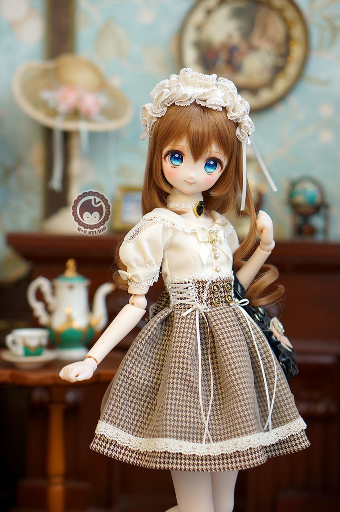 【Charlotte】英倫服5点セットMDD(S.M.L胸)MSD SDM 1/4BJD洋服
