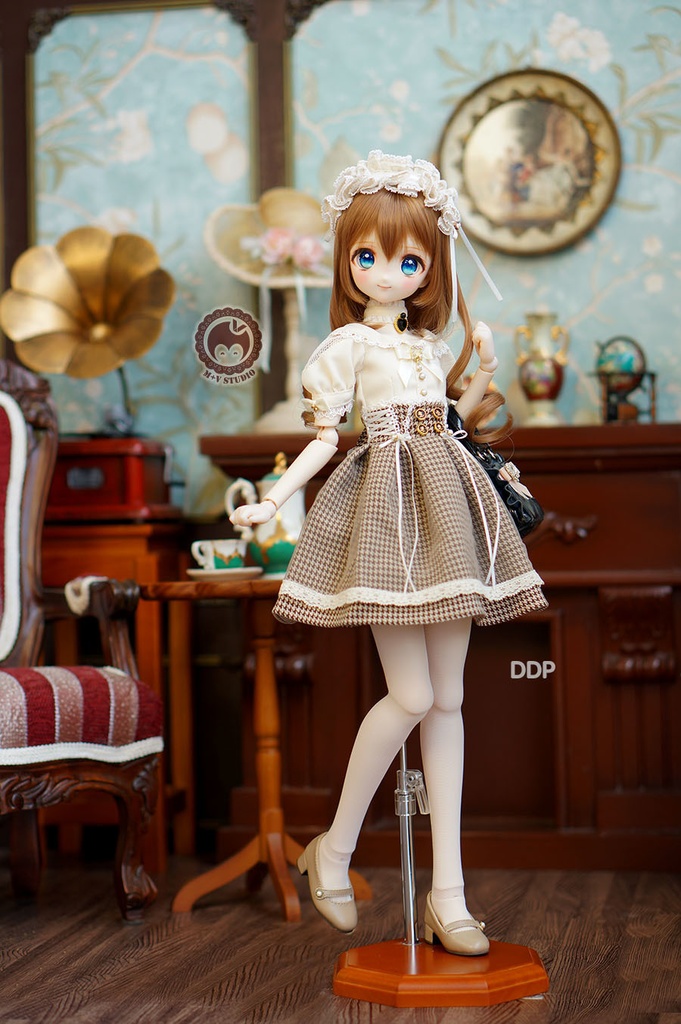 【Charlotte】英倫服5点セットMDD(S.M.L胸)MSD SDM 1/4BJD洋服