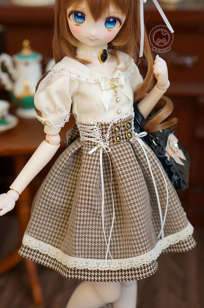【Charlotte】英倫服5点セットMDD(S.M.L胸)MSD SDM 1/4BJD洋服