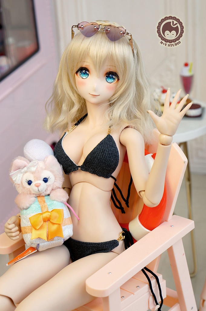 喵屋-甘い柚子-水着DD3 DDDY(S,L,M胸) 1/3BJD服ドール ドルフィードリーム ドール服