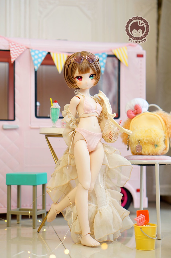 喵屋-甘い柚子-水着MSD SDM MDD(S,L,M胸) 1/4BJD服ドール ドルフィードリーム ドール服