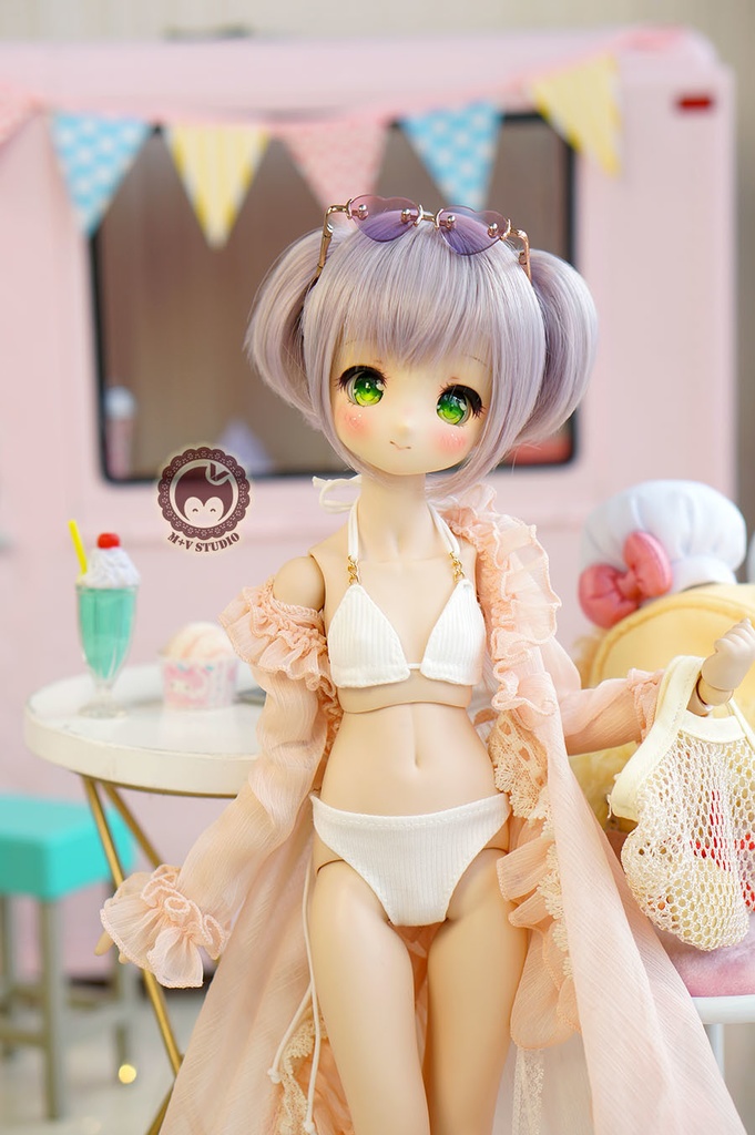 喵屋-甘い柚子-水着MSD SDM MDD(S,L,M胸) 1/4BJD服ドール ドルフィードリーム ドール服