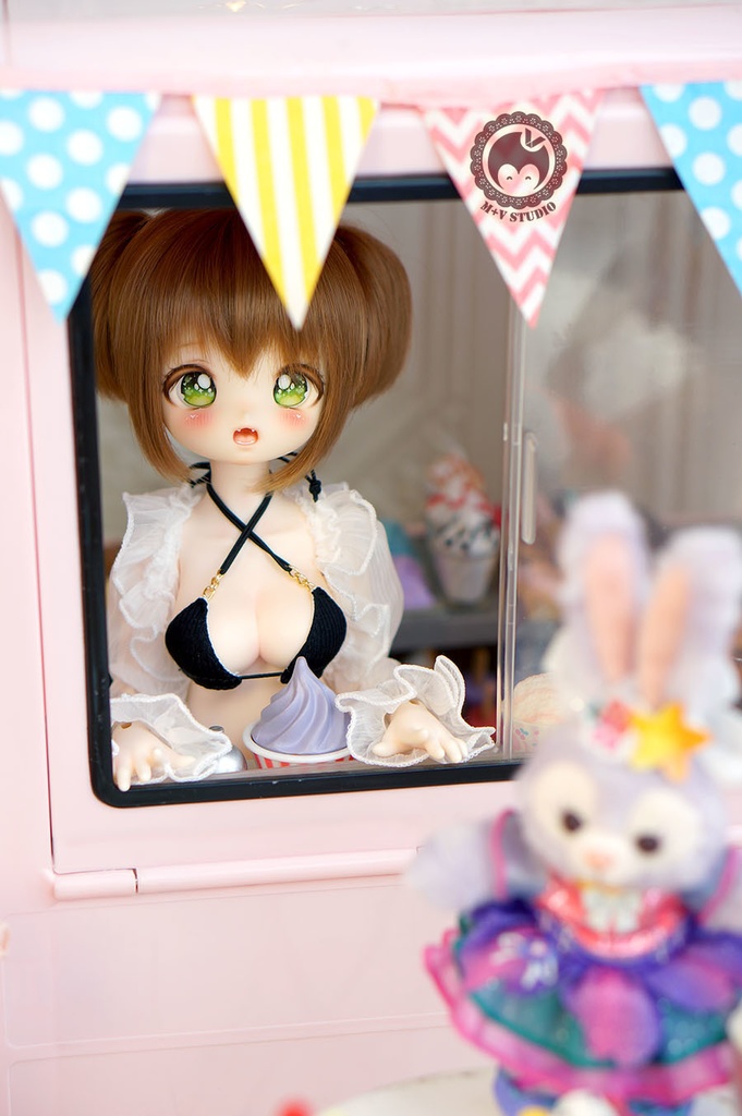 喵屋-甘い柚子-水着MSD SDM MDD(S,L,M胸) 1/4BJD服ドール ドルフィードリーム ドール服