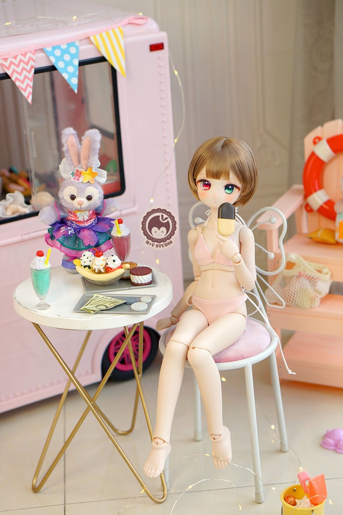 喵屋-甘い柚子-水着MSD SDM MDD(S,L,M胸) 1/4BJD服ドール ドルフィードリーム ドール服