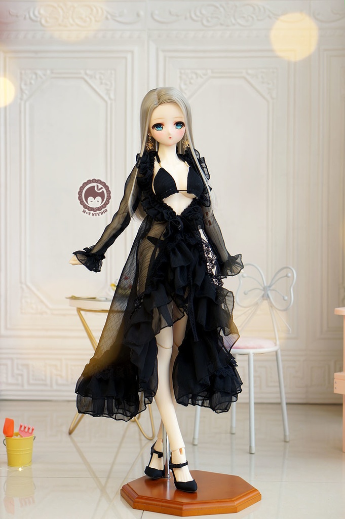 喵屋【薄雾】ビーチウェアDD3 DDDY(S,L,M胸) 1/3BJD寝巻きドール ドルフィードリーム ドール服