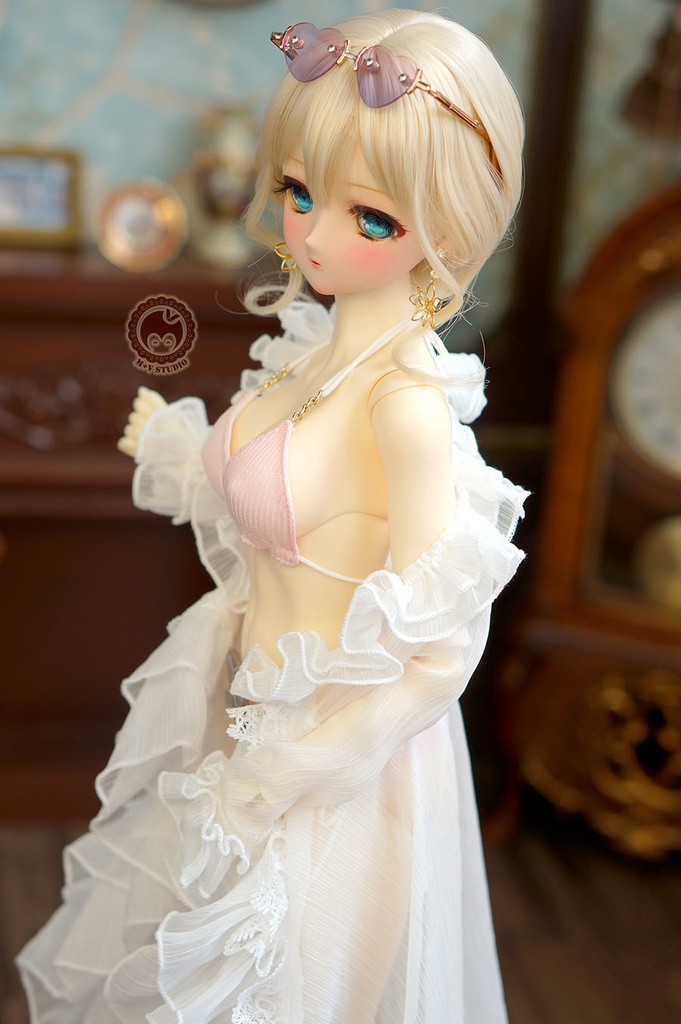 喵屋【薄雾】ビーチウェアDD3 DDDY(S,L,M胸) 1/3BJD寝巻きドール ドルフィードリーム ドール服