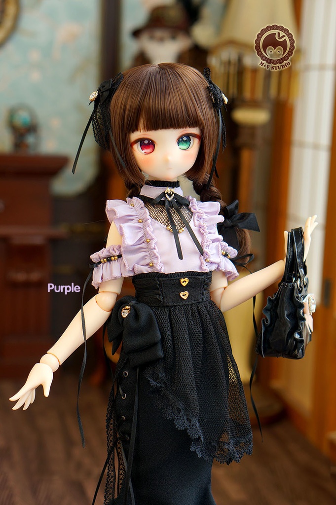 【花泽静香】地雷着4点セットMDD(S.M.L胸)MSD SDM 1/4BJD洋服